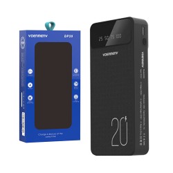 Power Bank Denmen DP20 com Portas USB Dupla 20000mAh Preto Power Bank Denmen DP20 com Portas USB Dupla 20000mAh Preto